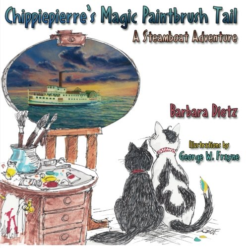 Chippiepierre's Magic Paintbrush Tail - Steamboat Adventure Toy for Kids | Creative Painting & Storytelling Play | Perfect for Imaginative Play & Gift Giving