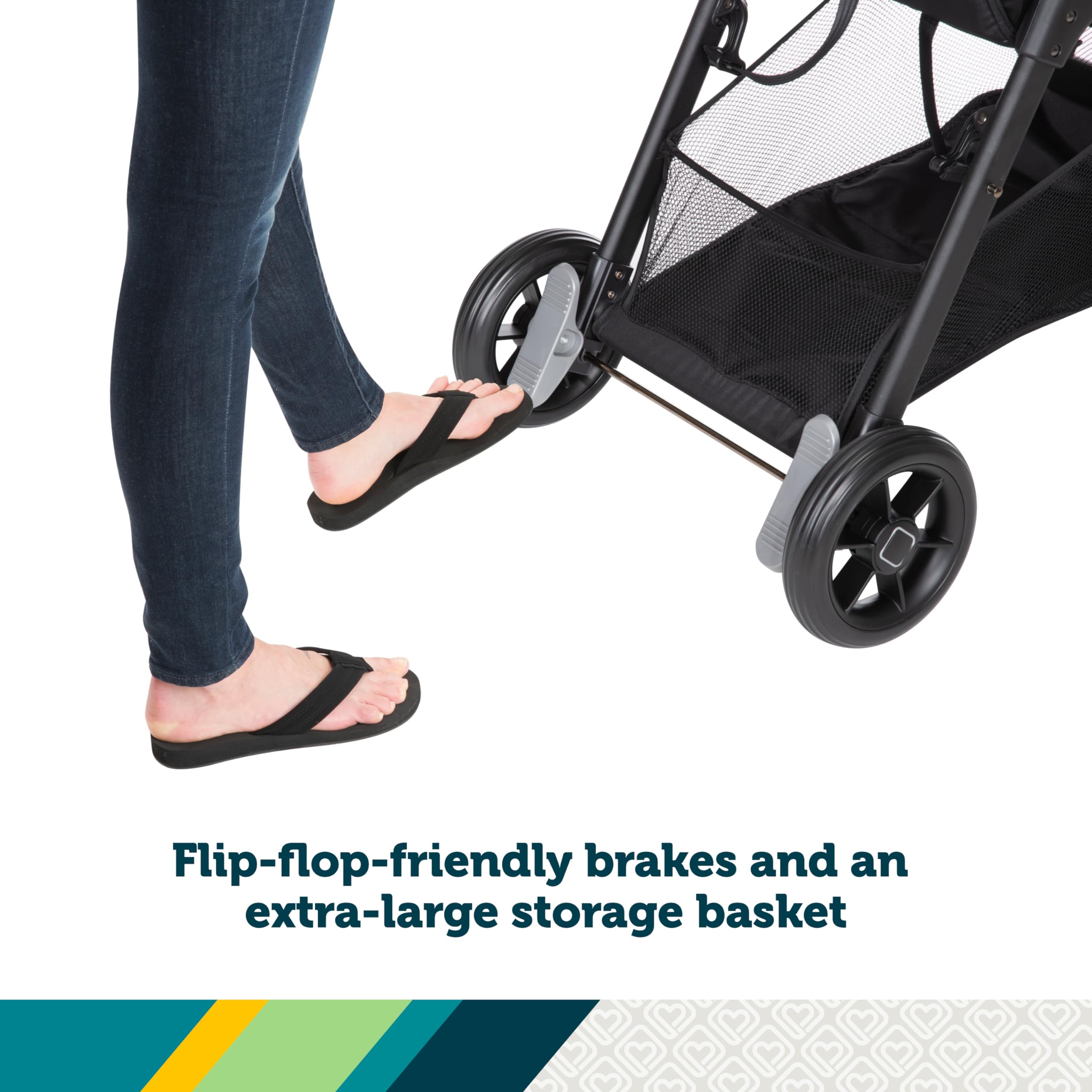Safety 1st Smooth Ride Travel System - OnBoard™ FLX Infant Car Seat & Stroller Combo in Monument | Lightweight, Easy-Fold Design for Newborns | Perfect for Travel, Shopping & Daily Walks