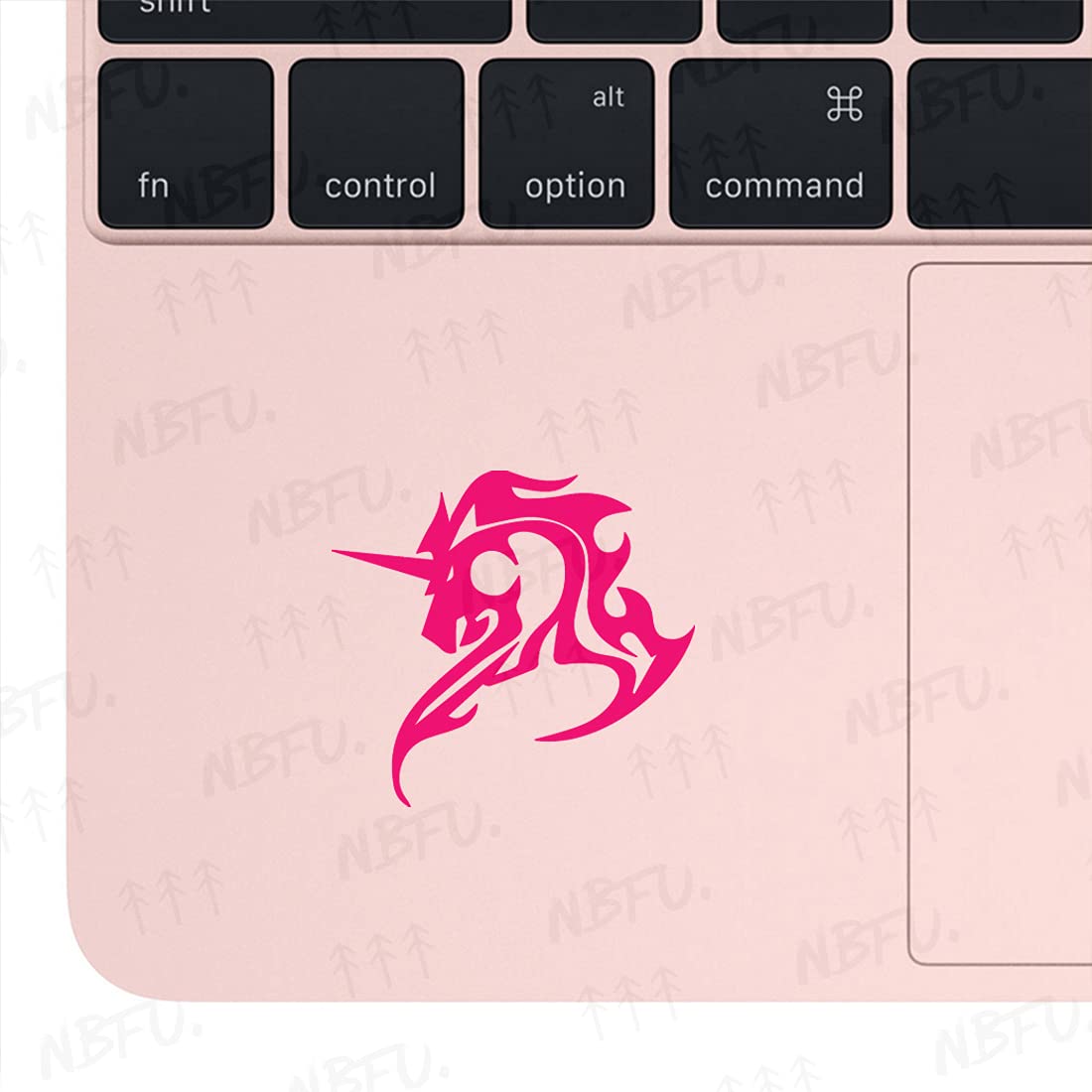 Premium Waterproof Vinyl Decal Stickers - Tribal Unicorn 2 (Pink, Set of 2) for Laptop, Phone, Helmet, Car, Bumper, Mug, Cup, Wall Decor - Perfect for DIY Projects, Personalizing Gifts & Home Office Decoration