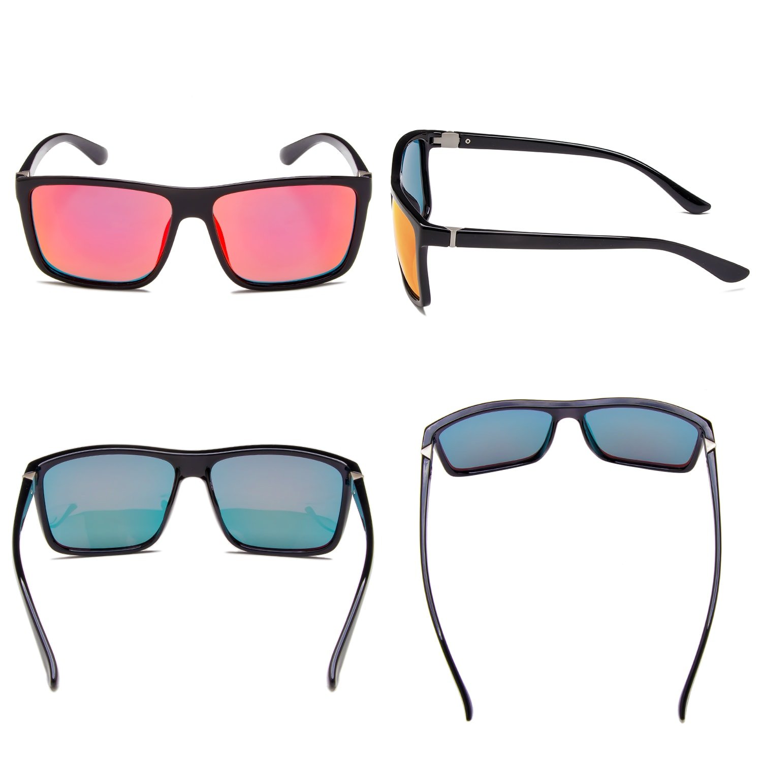 NIEEPA Polarized Sports Sunglasses for Men - UV Protection, Square Frame, Lightweight & Durable (NP1007) - Perfect for Running, Cycling & Outdoor Activities