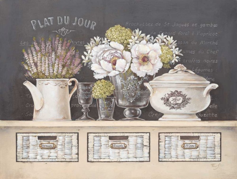 Stefania Ferri Floral Art Print - 41x54 Inch Fine Art Paper for Framing | Wall Decor, Home & Office Decoration | Perfect for Living Room, Bedroom & Gallery Display