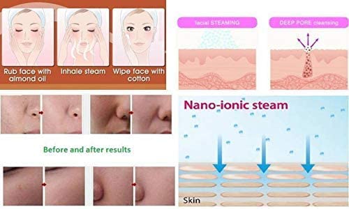 StancyKing Steam Inhaler & Facial Vaporizer Machine for Cold Relief, Cough & Skincare | Portable Personal Steamer for Sinus Congestion & Facial Treatment at Home