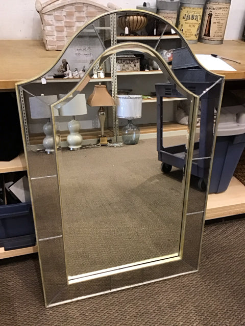 28x44 Arched Top Mirror - Elegant Full-Length Wall Mirror for Bedroom, Living Room & Entryway - Perfect for Home Decor, Dressing & Vanity Use