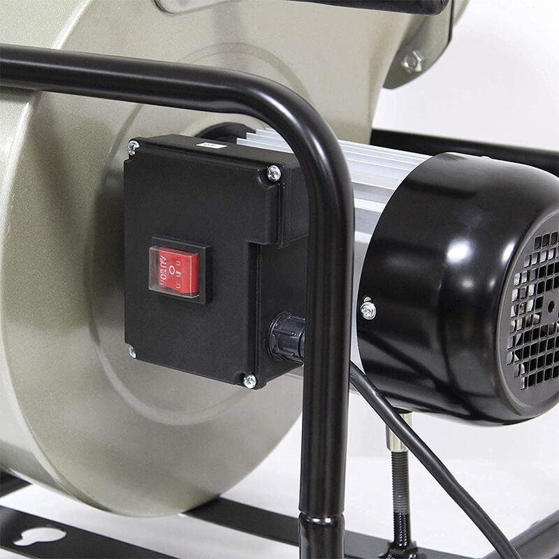 BUCKTOOL 1HP 6.5AMP Wall Mount Dust Collector - Powerful Workshop Air Filtration System for Woodworking, Metalworking, and DIY Projects