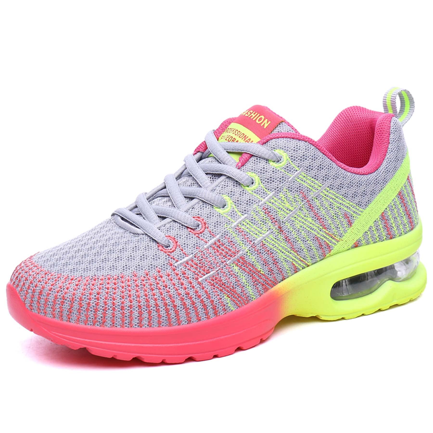 Women's Running Shoes - Breathable Outdoor Jogging Sneakers with Air Cushion for Fitness & Fashion | Lightweight Comfortable Athletic Shoes for Women | Perfect for Gym, Trail Running & Daily Wear