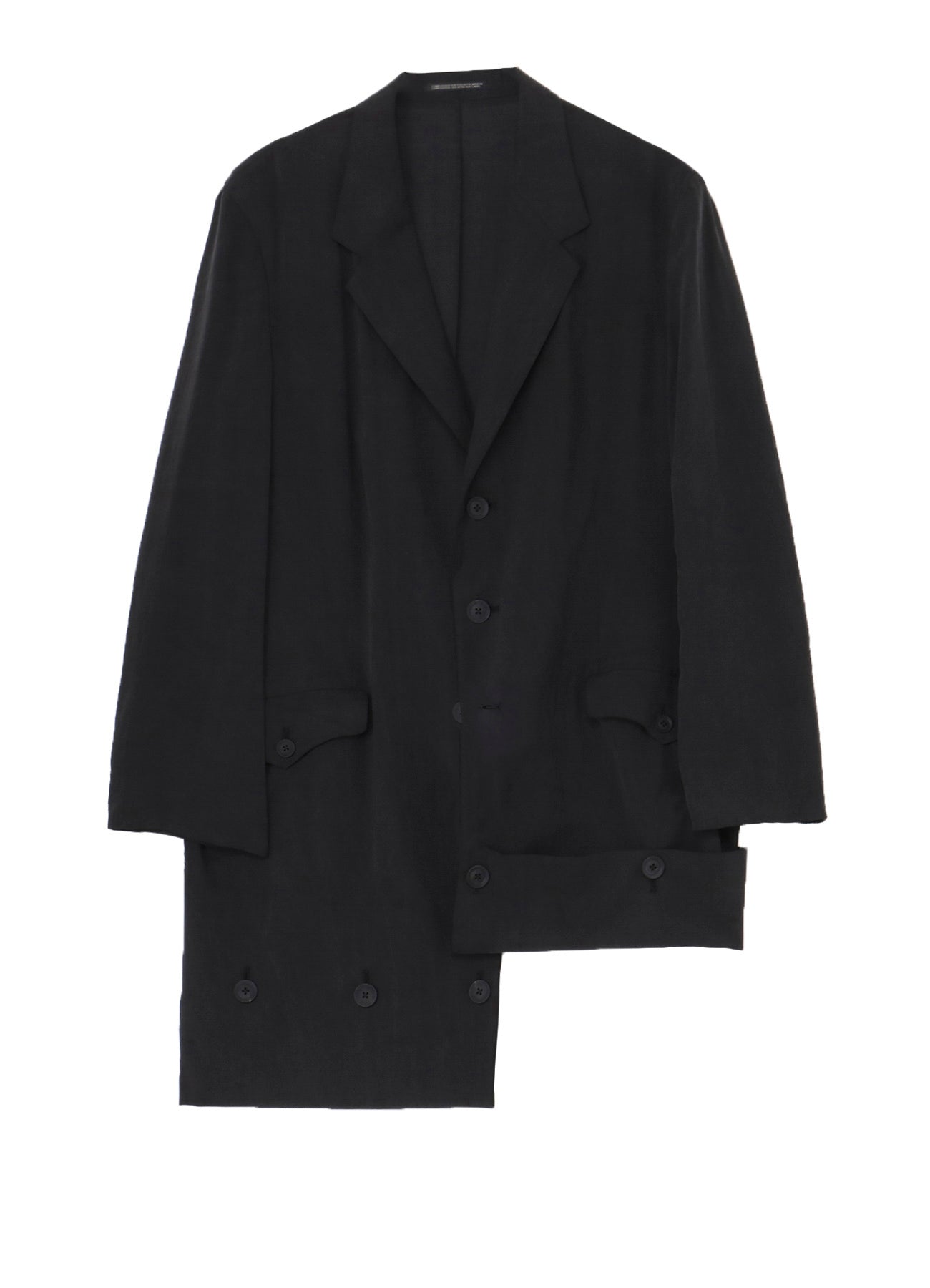 Ozone Hem Button Detail Jacket - Stylish Women's Outerwear for Casual & Office Wear | Eco-Friendly Cellulose Fabric