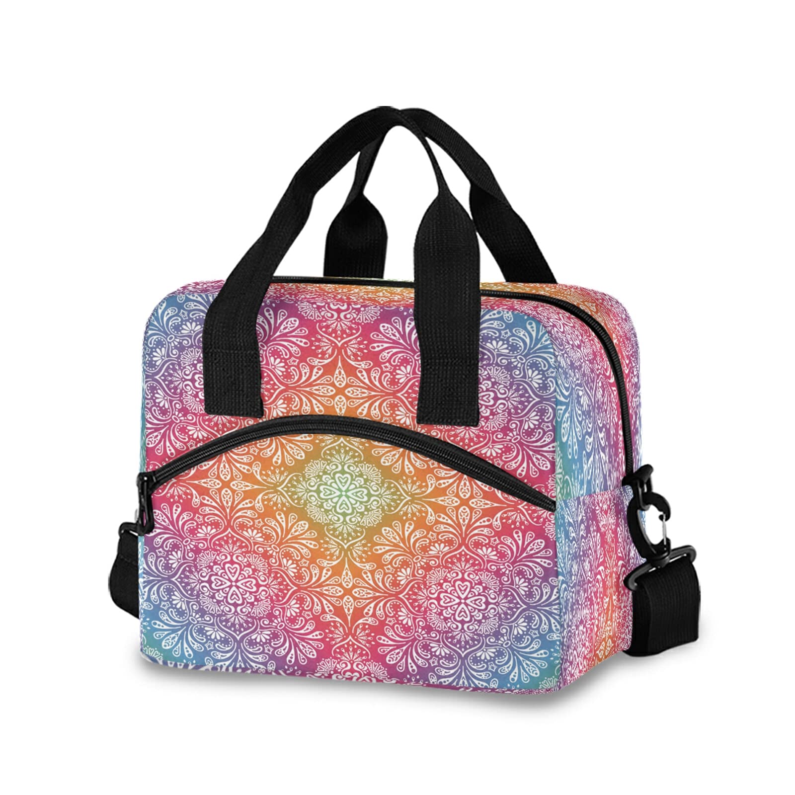 KEEPREAL Insulated Lunch Bag with Shoulder Strap - Reusable Eco-Friendly Cooler Tote for Kids, Men & Women - Perfect for School, Work, Picnics & Outdoor Activities