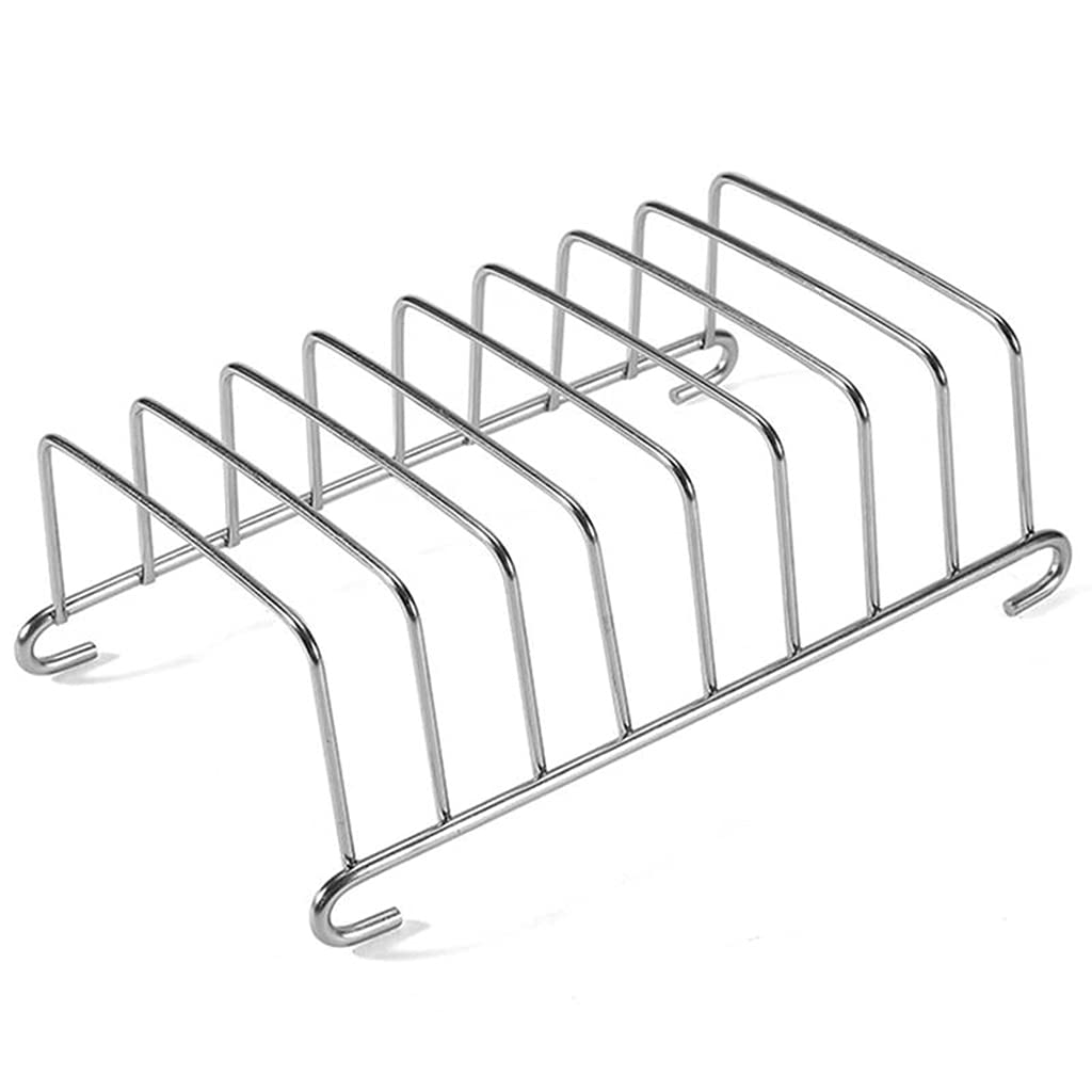Stainless Steel Toast Rack - 8 Slot Non-Stick Toast Holder for Toaster, Oven, Air Fryer & BBQ - Perfect Breakfast Organizer for Kitchen & Dining