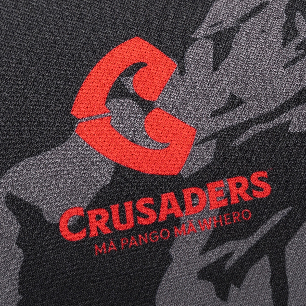 2025 Classic Crusaders Super Rugby Training Tee - Black | High-Performance Rugby Jersey for Training & Match Play