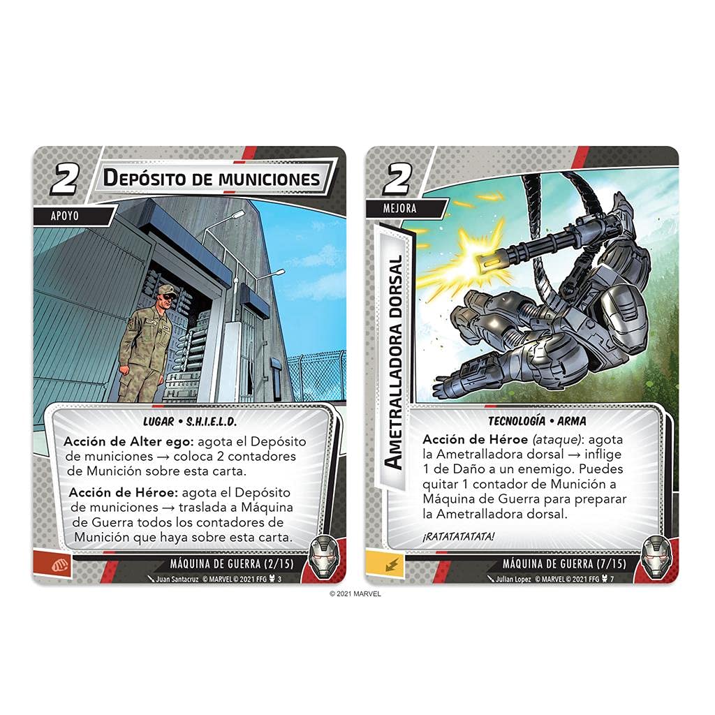 Marvel Champions: The Card Game - War Machine Expansion | Cooperative Superhero Deck-Building Game for 2-4 Players | Perfect for Game Nights & Superhero Fans