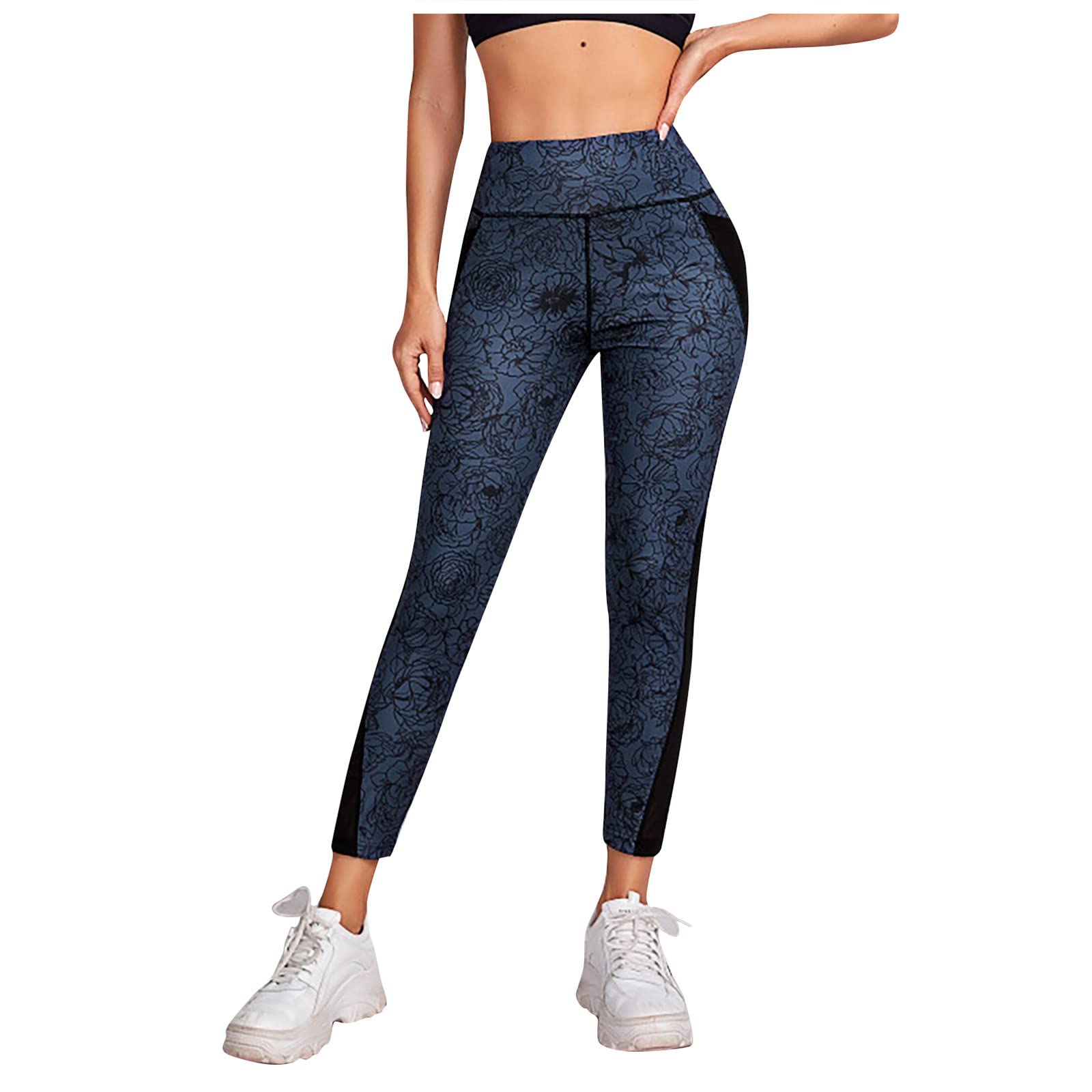 AYASO Women's High Waist Tummy Control Workout Capris Leggings - Slim Fit Yoga Pants for Fitness, Running & Gym - Sweat-Wicking Comfortable Activewear for Women