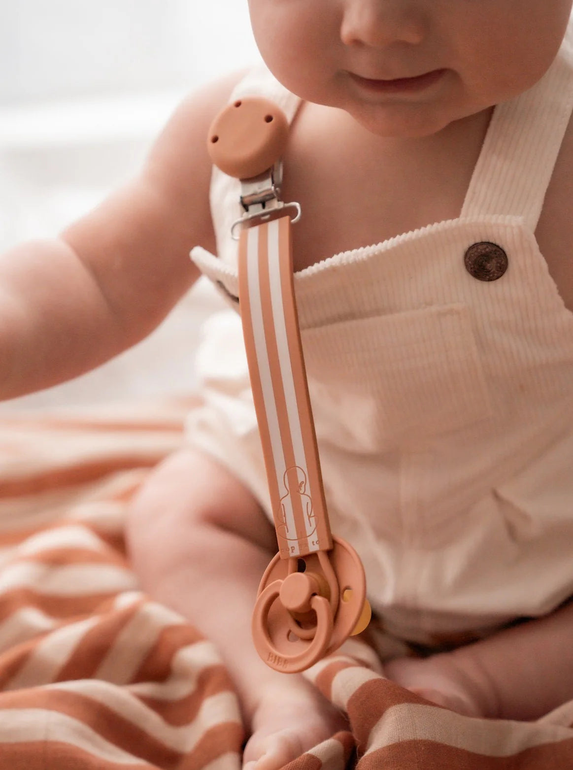 Pop Ya Tot Carnival Dummy Clip - Colorful Pacifier Holder for Babies & Toddlers - Perfect for Festivals, Travel and Everyday Use