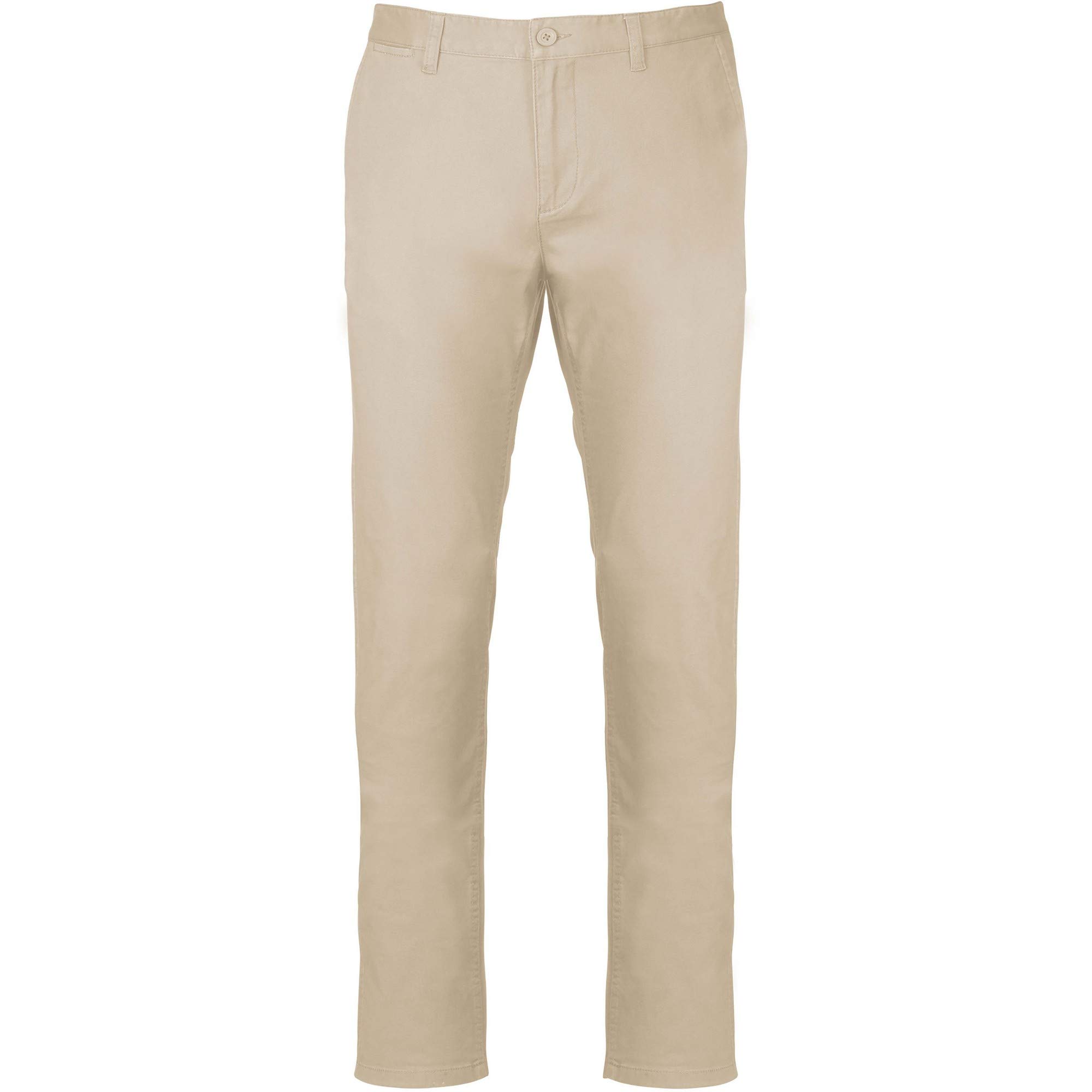 Kariban Men's Chino Pants - Slim Fit Casual Trousers for Office & Travel | Comfortable Stretch Dress Pants for Business & Smart Casual Outfits