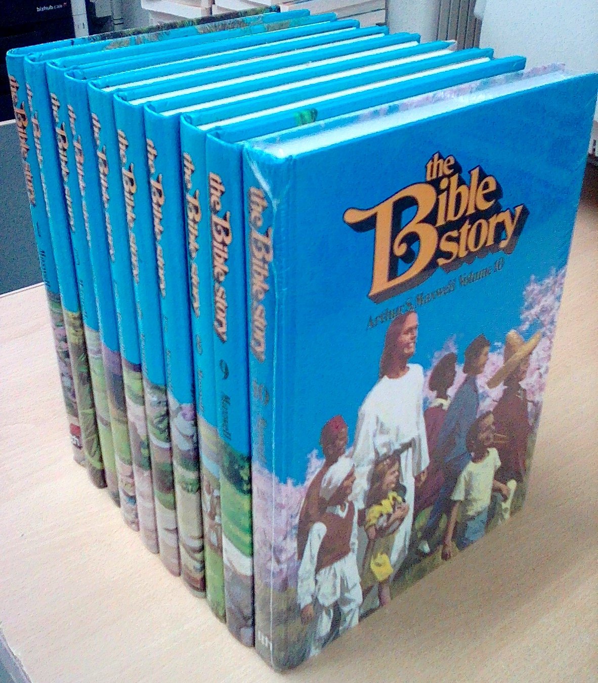 The Bible Story Complete 10 Volume Set - Illustrated Christian Bible Books for Kids & Adults - Perfect for Sunday School, Family Devotions & Bible Study
