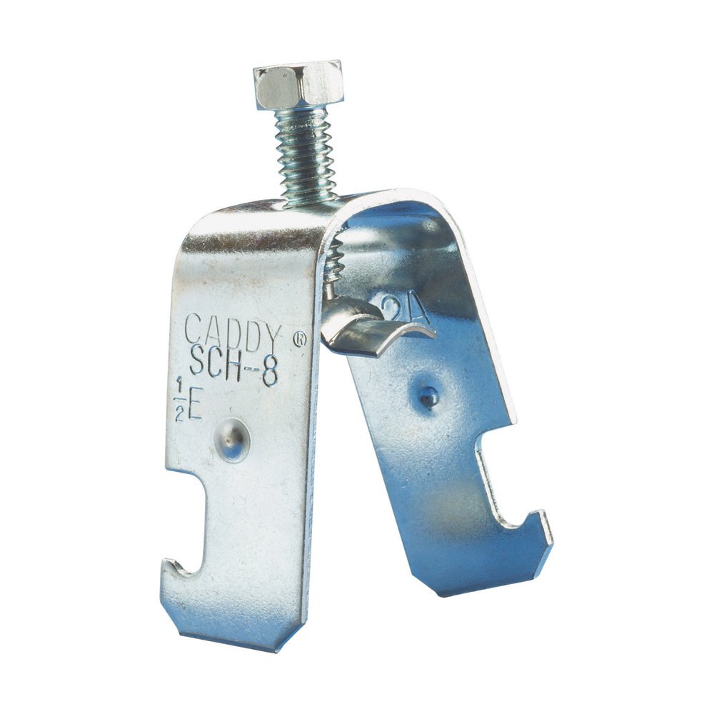 Erico SCH24B One-Piece Strut Clamp, 50-Pack - Heavy Duty Cable Support for Electrical, HVAC, and Plumbing Installations