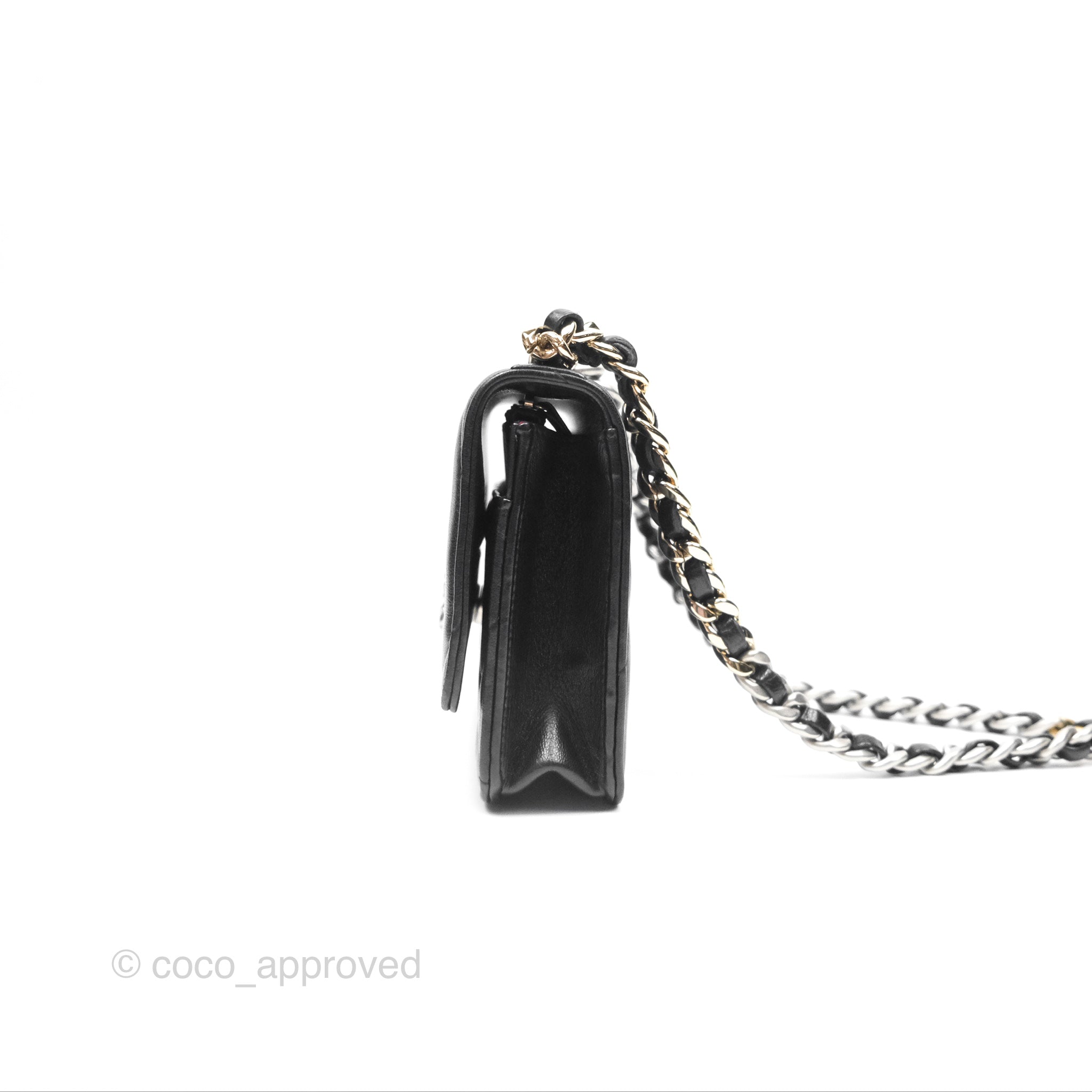 Chanel 19 Wallet on Chain WOC Black Mixed Hardware - Luxury Crossbody Bag for Women, Perfect for Evening Parties & Daily Use