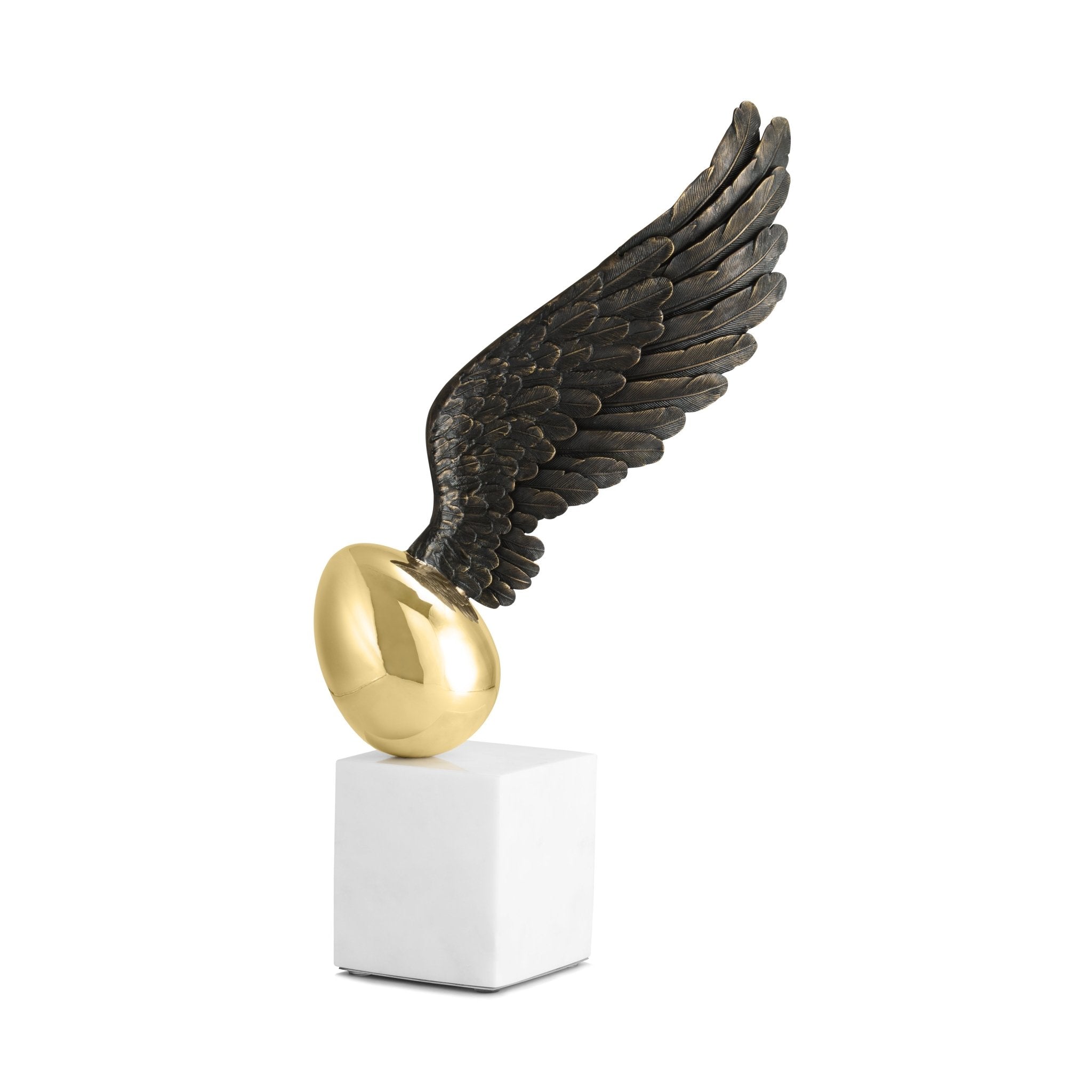 Elegant Flight Small Sculpture - Handcrafted Airplane Decor for Home & Office - Perfect for Aviation Enthusiasts & Travel Lovers