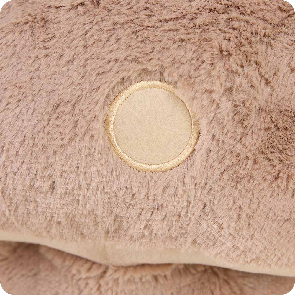 Brown Mushroom Warmies - Microwaveable Heating Pad for Pain Relief & Comfort - Perfect for Cold Weather, Stress Relief & Relaxation at Home or Office