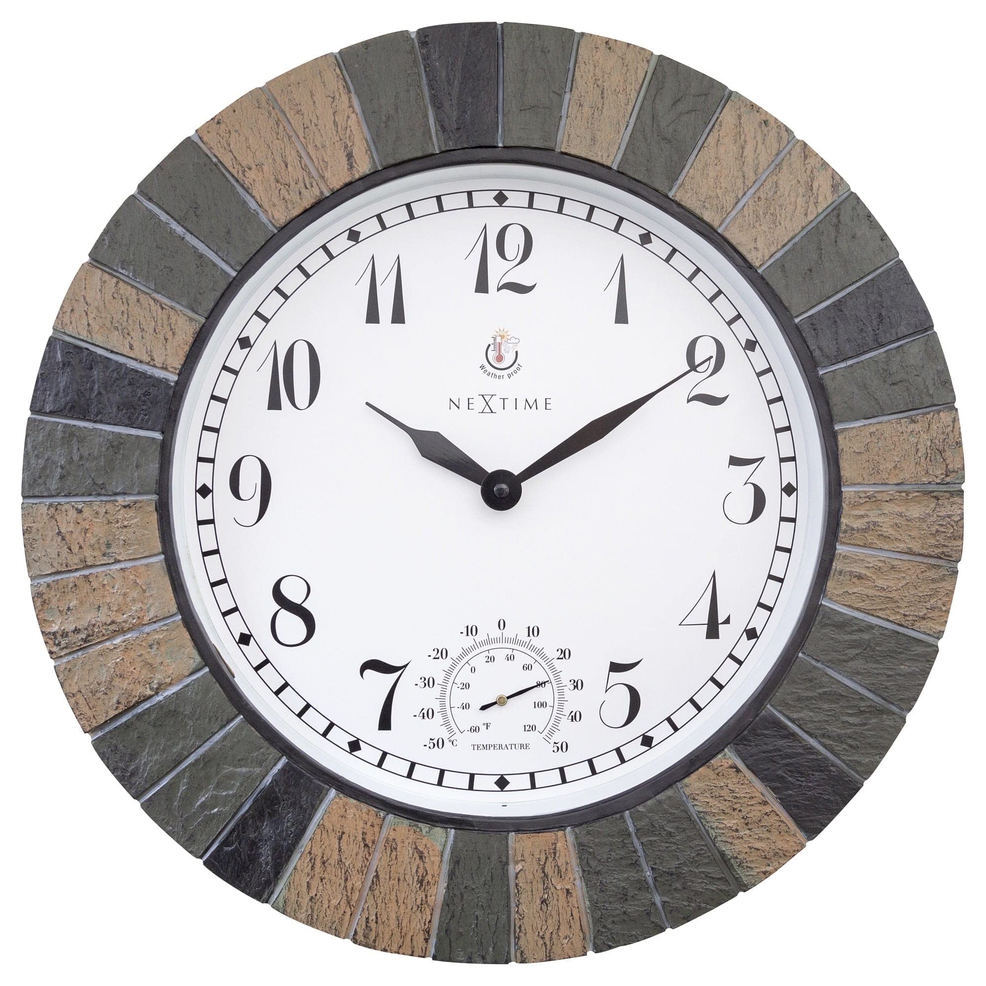 NexTime Modern Wall Clock - Green, Silent Non-Ticking, Battery Operated - Perfect for Living Room, Bedroom, Office & Classroom Decor