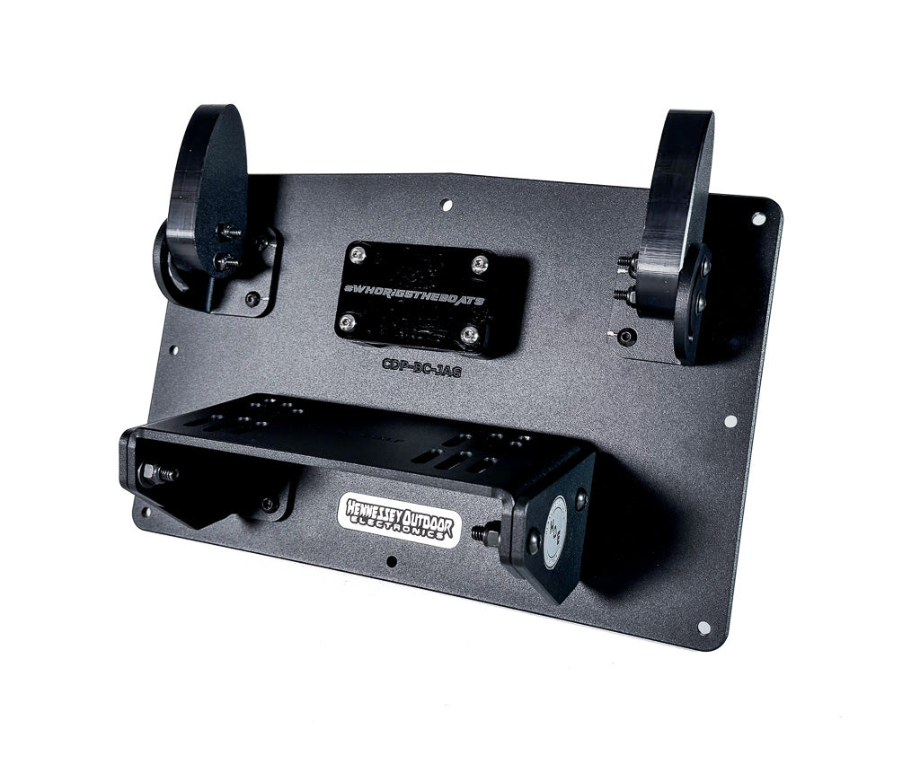 H.O.E. Dual Console Mount System for Bass Cat Jaguar - Perfect for Fishing Boat Accessories & Marine Electronics Installation