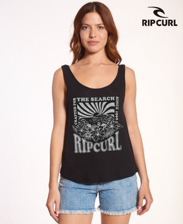 Rip Curl Men's Relaxed Fit Muscle Tee Tank Top - Breathable & Comfortable for Surfing, Gym & Casual Wear