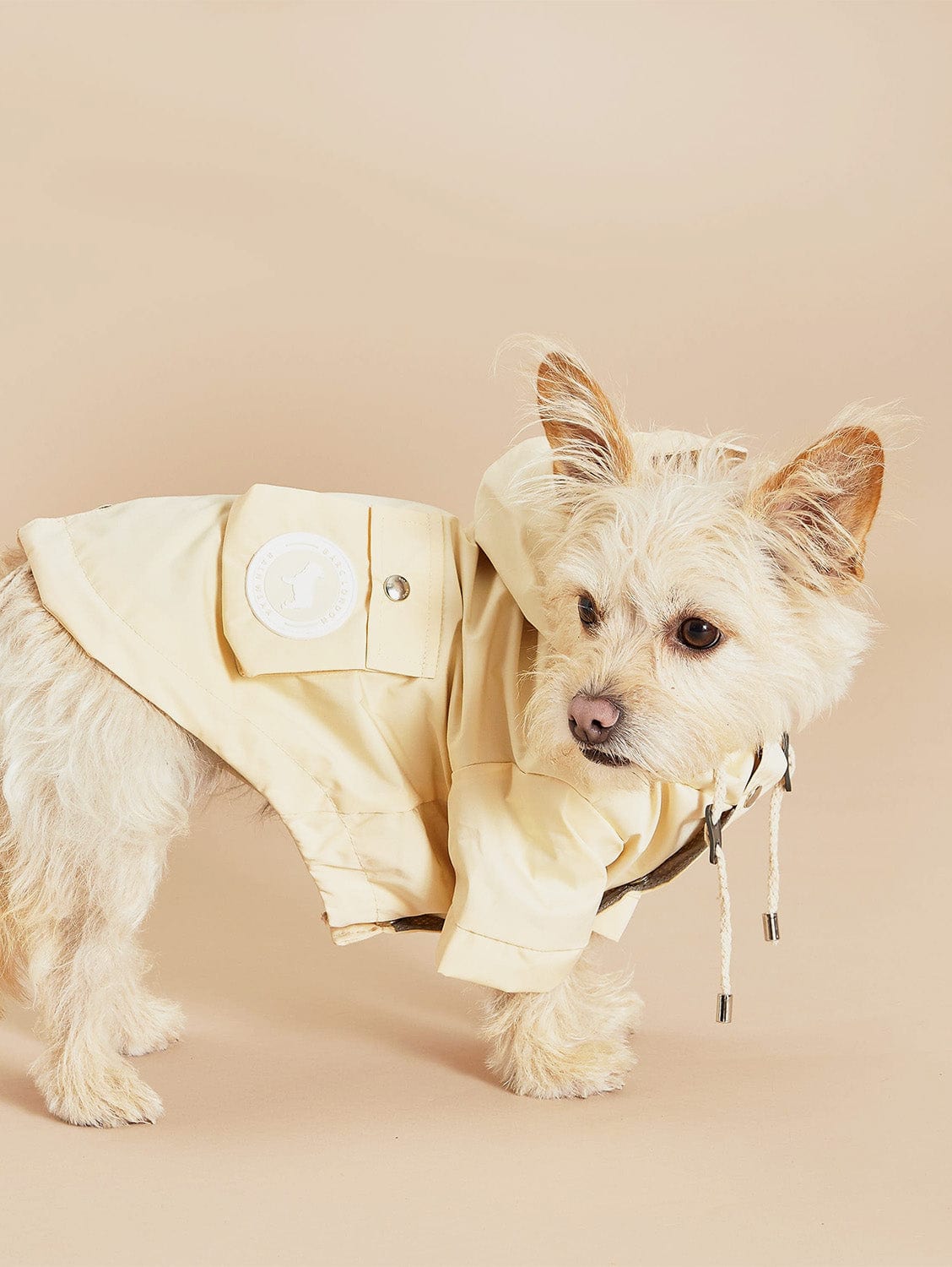 Waterproof Dog Raincoat for Small Medium Large Dogs - Lightweight Reflective Yellow Pet Rain Jacket for Walking Hiking Outdoor Adventures