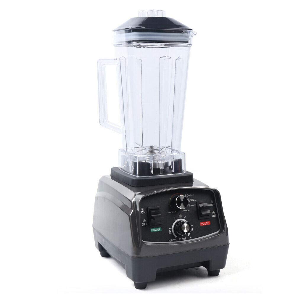 1000W 2L Commercial Electric Countertop Blender - High-Power Smoothie Maker for Fruits, Vegetables, Juices, Salsa, Baby Food & Protein Shakes - Overheat Protection & Auto-Off Function - Perfect for Home, Restaurant & Smoothie Bars (Includes Wall-Breaking Blade & Rotating Head)