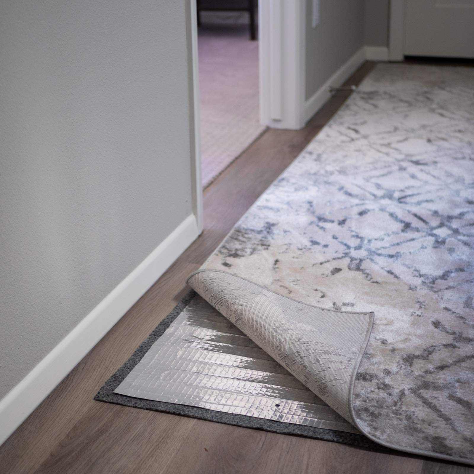 Portable Electric Heated Floor Mat for Rugs - 22x89 Inch Under Rug Heating Pad, Energy Efficient Radiant Floor Heater for Living Room, Bedroom, Office - Perfect Under Couch Runner, Area Rugs & Winter Home Warmth