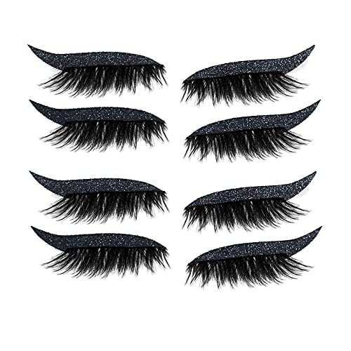 Vaveren Reusable Waterproof Eyeliner & Invisible Tape Stickers - Self-Adhesive Eyelash Tools for Perfect Eye Makeup | Great for Daily Use, Parties, and Special Occasions