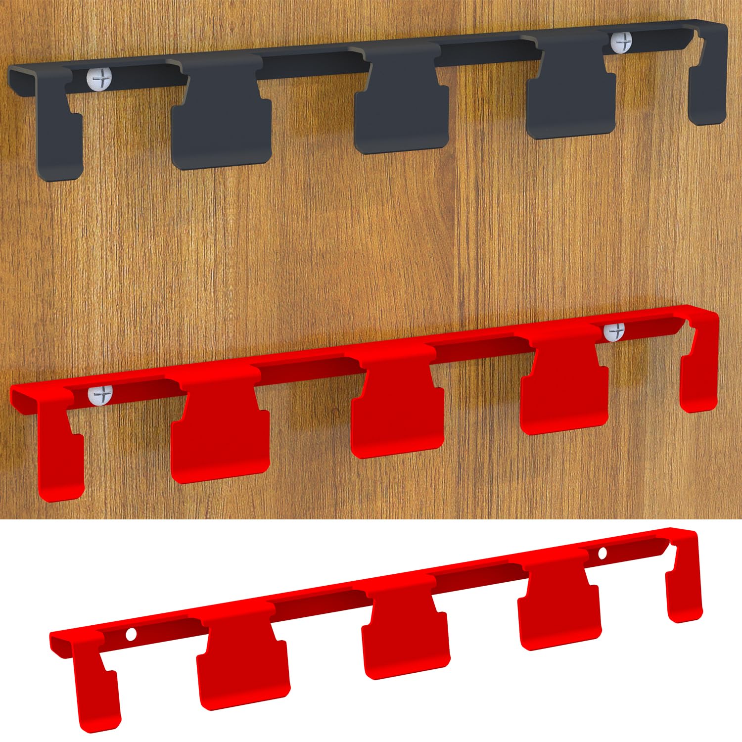 Milwaukee M18 Battery Holder Wall Mount - 4 Slot Battery Storage for M18 18V Red Batteries - Organize Work Van, Garage, Workshop & Tool Shelf - Durable & Secure Mounting Solution