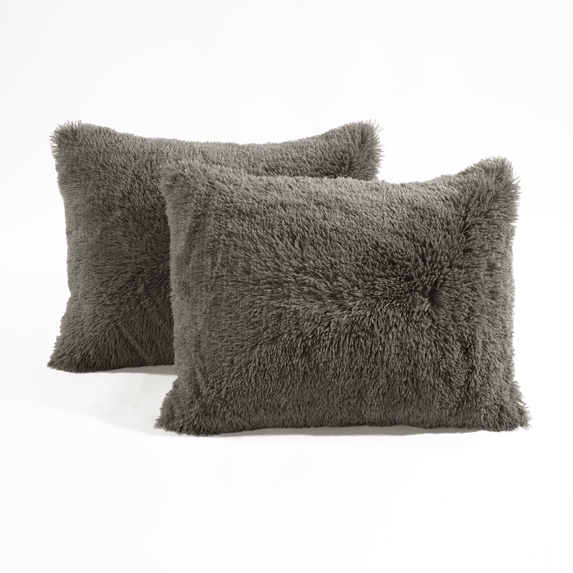 Emma Faux Fur Comforter Set - Soft & Luxurious Bedding Collection for Winter - Queen/King Size - Perfect for Cozy Bedrooms, Guest Rooms & Winter Home Decor