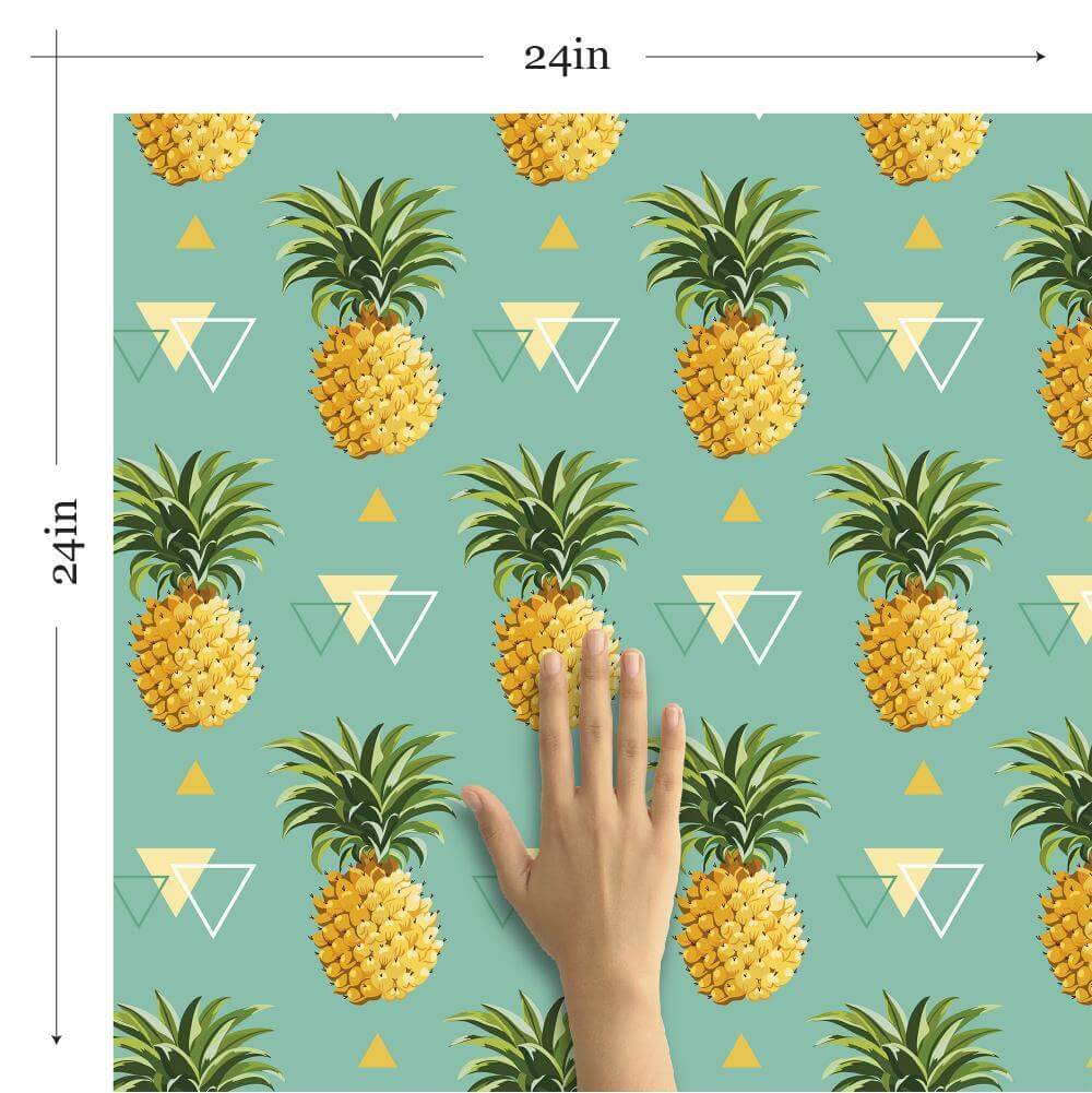 Blue Geometric Peel and Stick Removable Wallpaper - Self-Adhesive Decorative Wall Covering for Bedroom, Living Room, Office & Nursery Decor