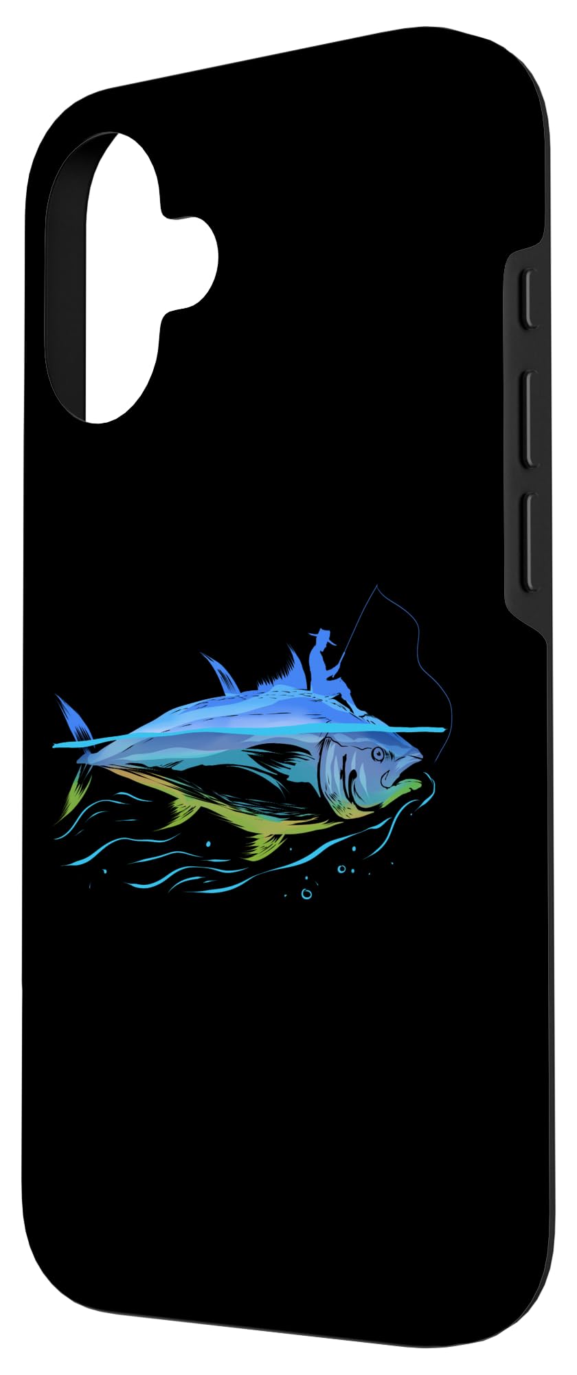 iPhone 16 Pro Max Waterproof Case - Durable Ocean Fishing Phone Cover for Anglers, Perfect Gift for Fishermen - Ideal for Deep Sea Fishing, Boating & Water Sports
