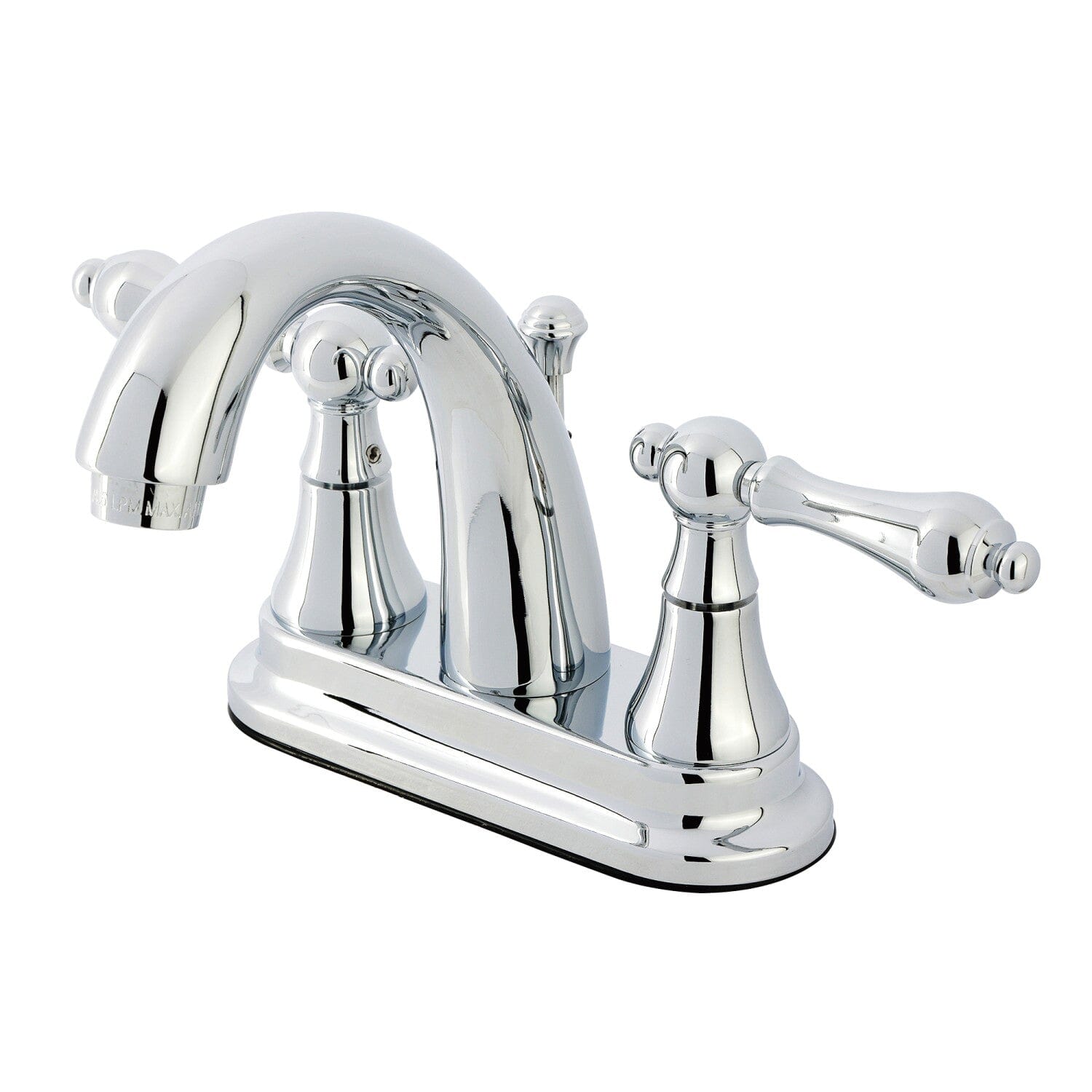 Vintage English Style Double Handle 3-Hole Deck Mount 4-Inch Centerset Bathroom Faucet with Brass Pop-Up Drain - Perfect for Classic Bathroom Renovations and Vintage Home Decor
