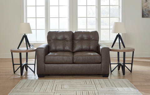 Barlin Mills Loveseat Sofa - Modern 2-Seater Couch with Sturdy Frame & Comfortable Cushions - Perfect for Living Room, Apartment, or Small Space Decor