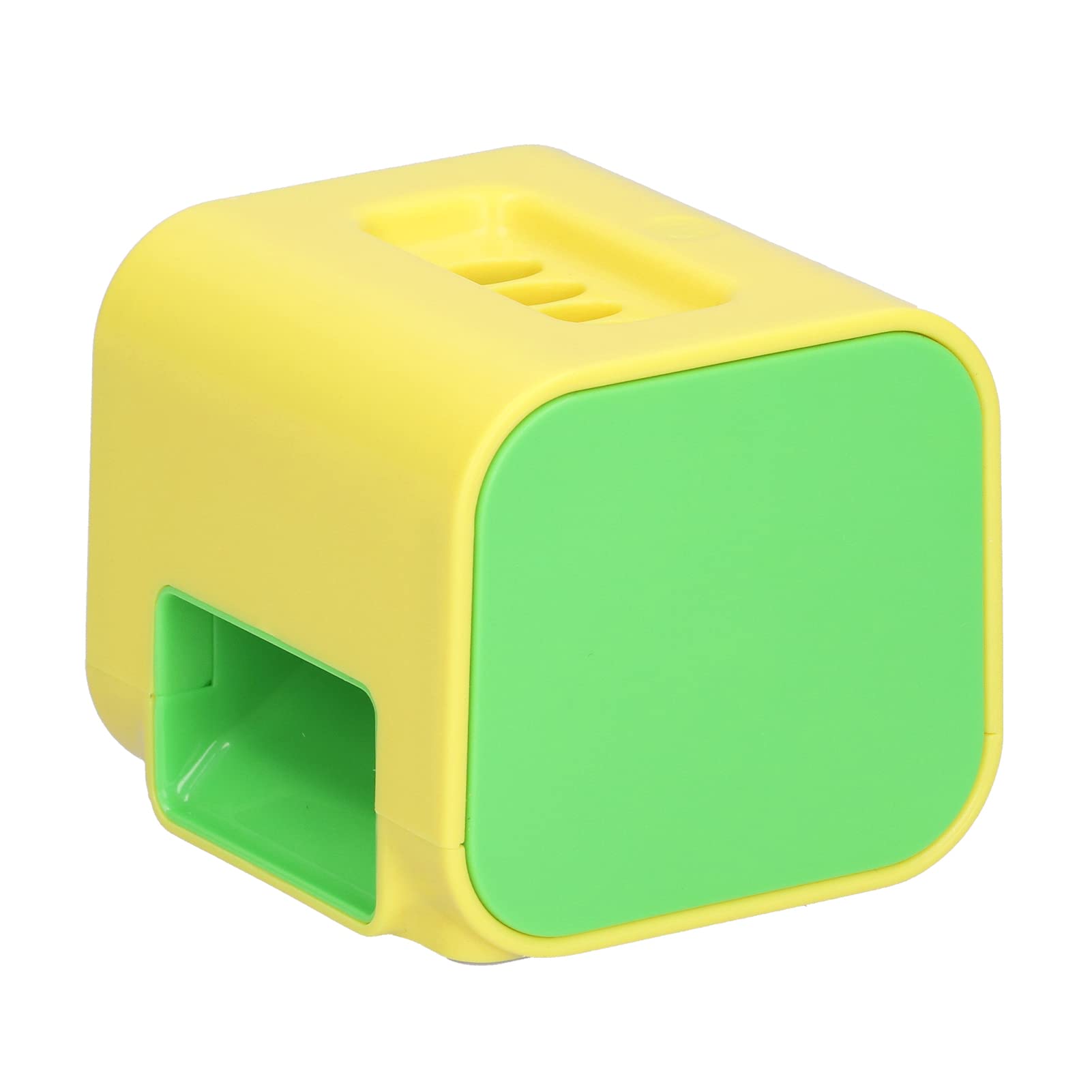 Automatic Melon Seed Opener & Sunflower Seed Peeler - Safe PC ABS Material, Gentle on Teeth (Yellow Green) - Perfect for Snacking, Parties, and Family Gatherings