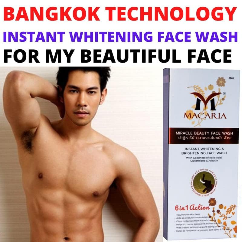Mir.acle Beauty Face Wash - Brightening & Pigmentation Reduction Cleanser for Glowing Skin | Perfect for Daily Skincare & Dark Spot Treatment