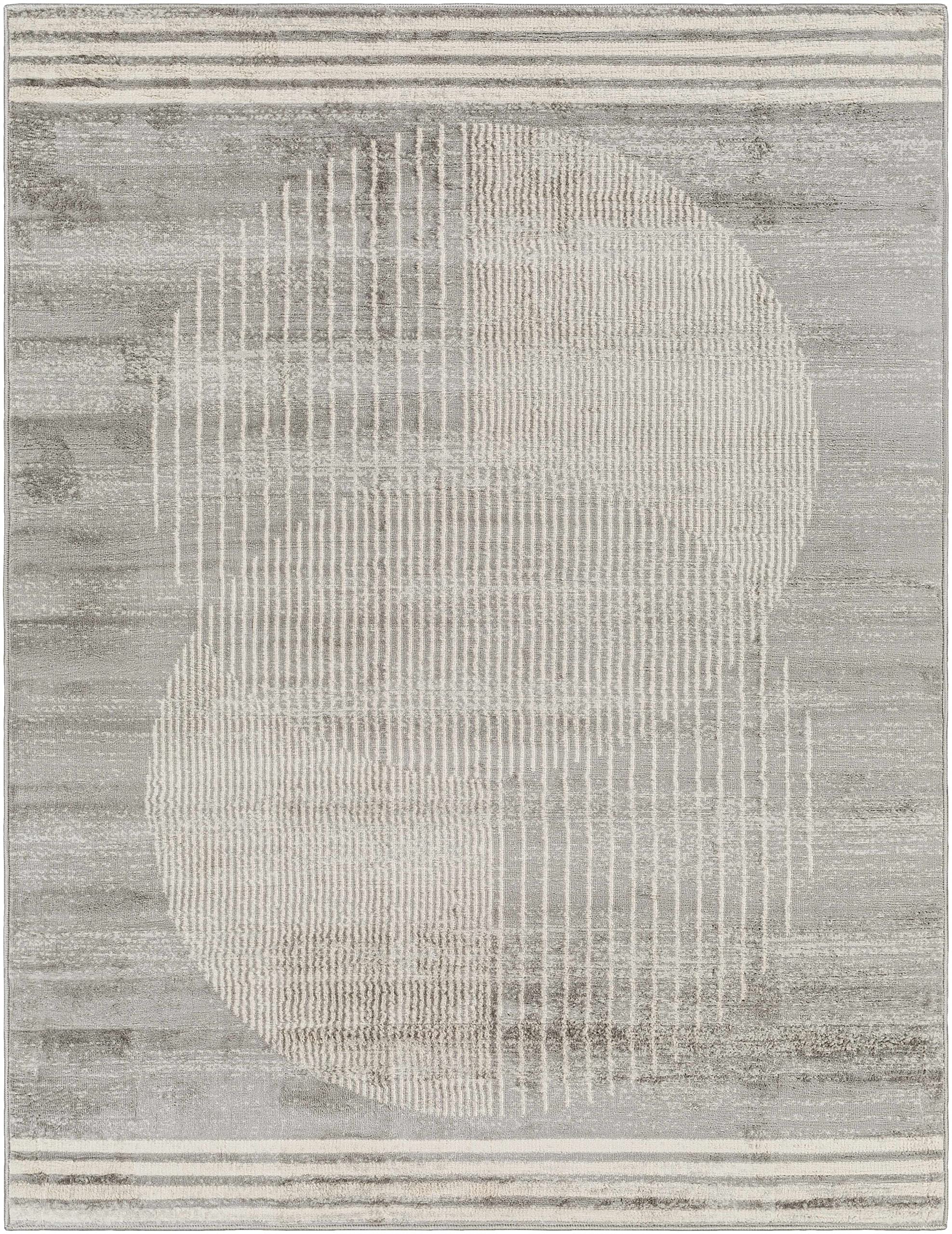 Beauregard Modern Gray Area Rug 5'3