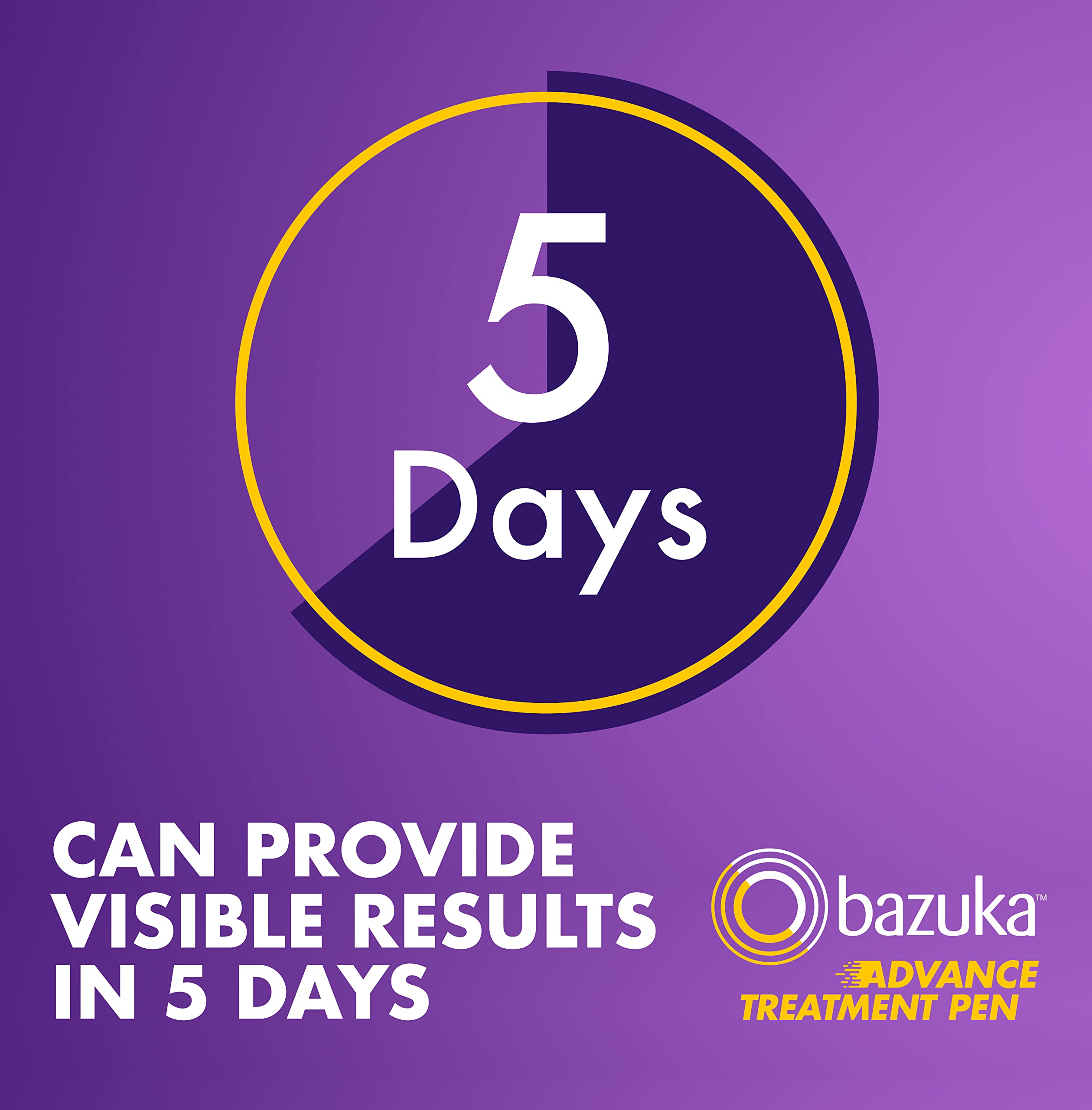 Bazuka Advance Treatment Pen for Stubborn Warts and Verrucas - Fast & Effective Wart Remover for Hands & Feet - Perfect for Home Use & Travel