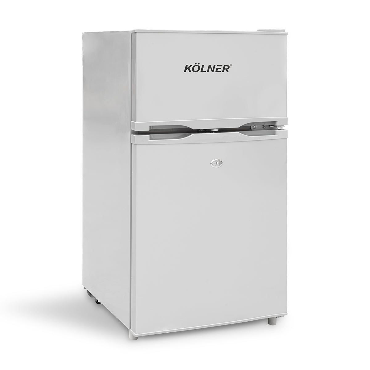 Kolner 105L Portable Upright Fridge Freezer Cooler - Compact Refrigerator for Home, Office, RV & Camping - Perfect for Drinks, Food Storage & Outdoor Adventures