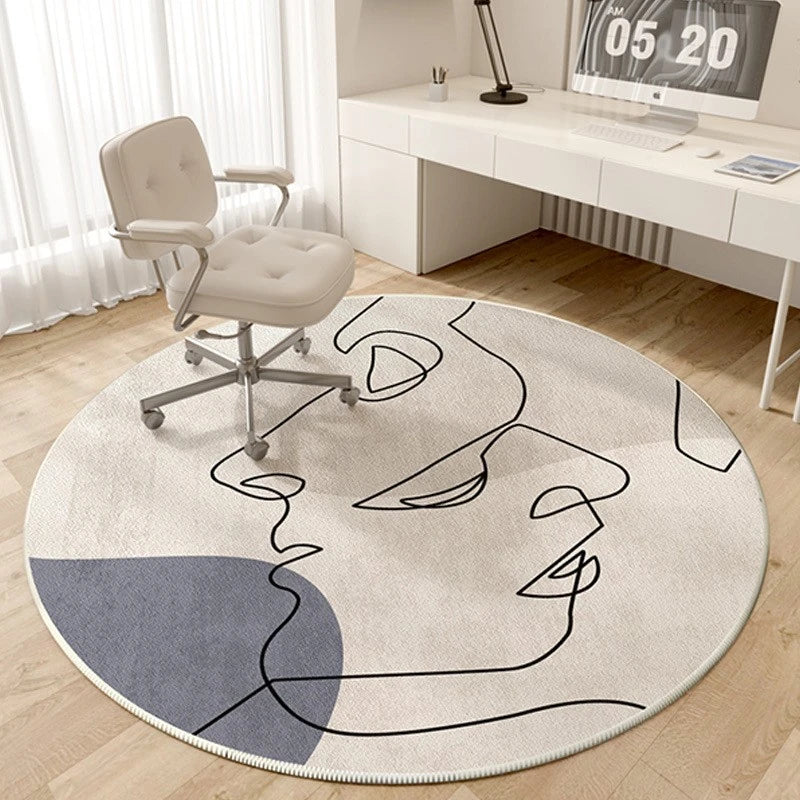 Luxury Celia Velvet Geometric Textured Waterproof Area Rug for Living Room, Bedroom & Dorm - Soft Non-Slip Floor Mat for Home Decor, Cozy Comfort Underfoot