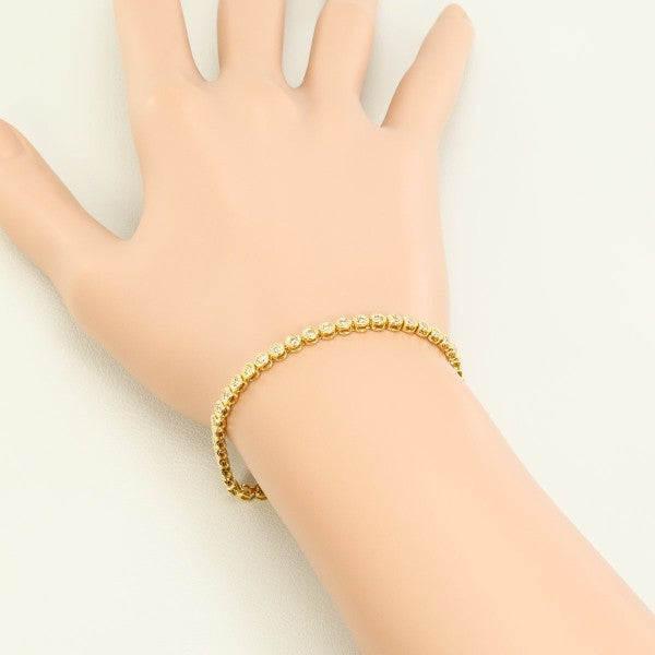 18K Yellow Gold Diamond Bracelet for Women - Elegant & Luxurious Tennis Bracelet - Perfect for Weddings, Anniversaries & Special Occasions