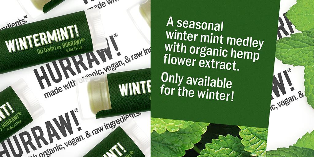 Wintermint Lip Balm for Dry Lips - Moisturizing & Soothing Lip Care with Natural Ingredients - Perfect for Cold Weather & Outdoor Activities