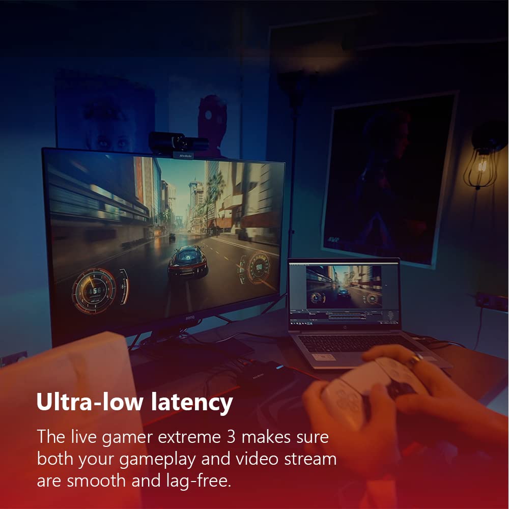 AVerMedia GC551G2 Live Gamer Extreme 3 - 4K Capture Card for Streaming, 1440p120 Video Capture Device for PS5, Xbox Series X/S, Nintendo Switch & PC | Compatible with Twitch, OBS, Windows & Mac | Perfect for Game Streaming, Live Broadcasts & Content Creation