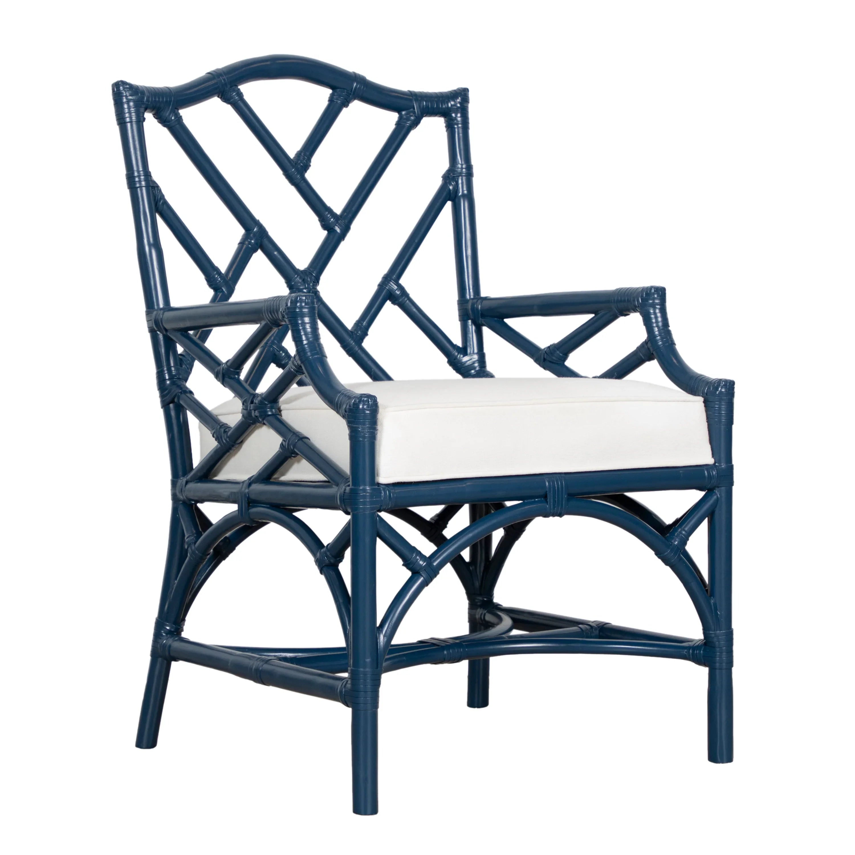 Chippendale Upholstered Armchair - Elegant Wingback Dining Chair with Carved Wood Legs | Perfect for Living Room, Dining Room & Home Office Decor