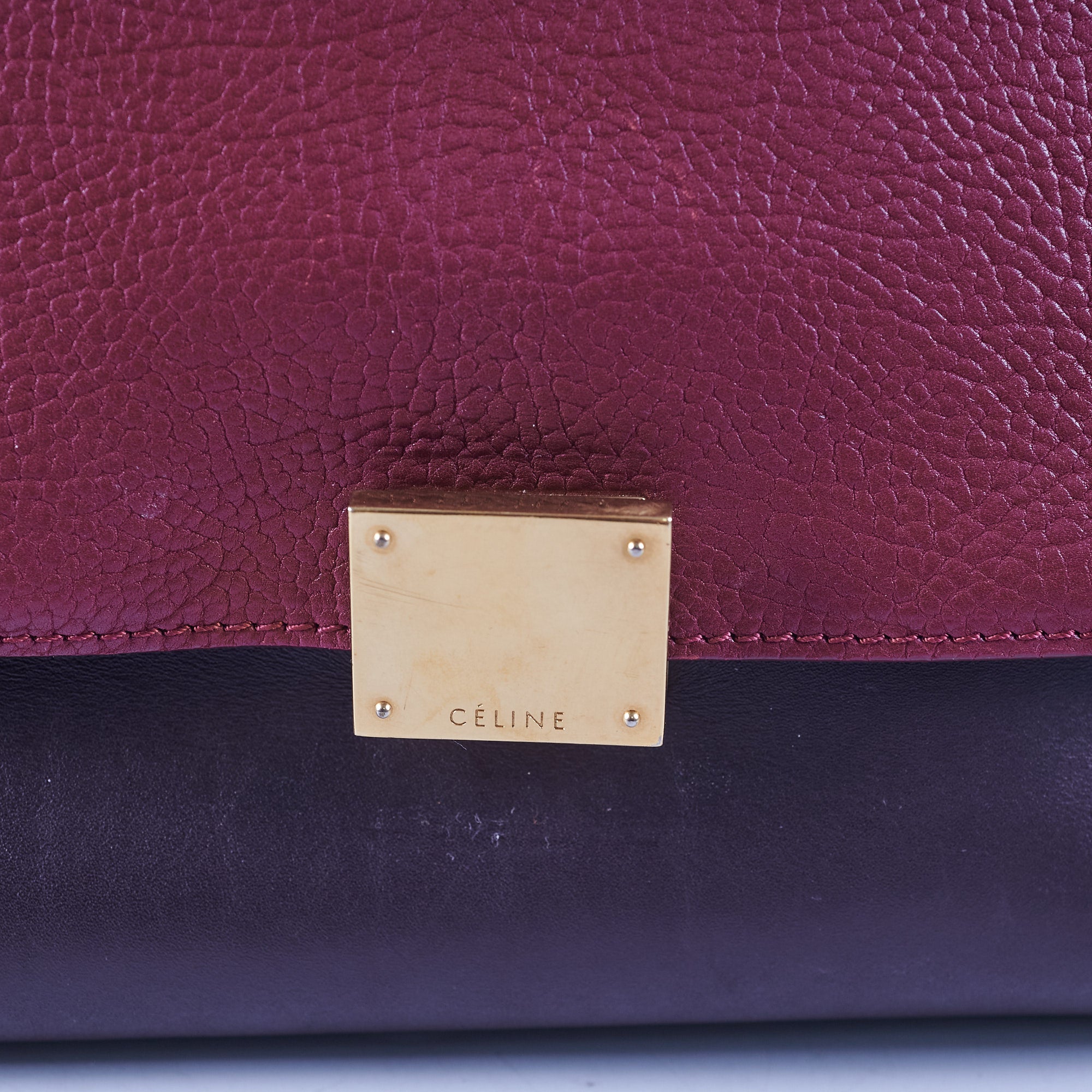 Celine Trapeze Medium Leather Handbag for Women - Luxury Designer Crossbody & Shoulder Bag for Work, Travel & Everyday Use