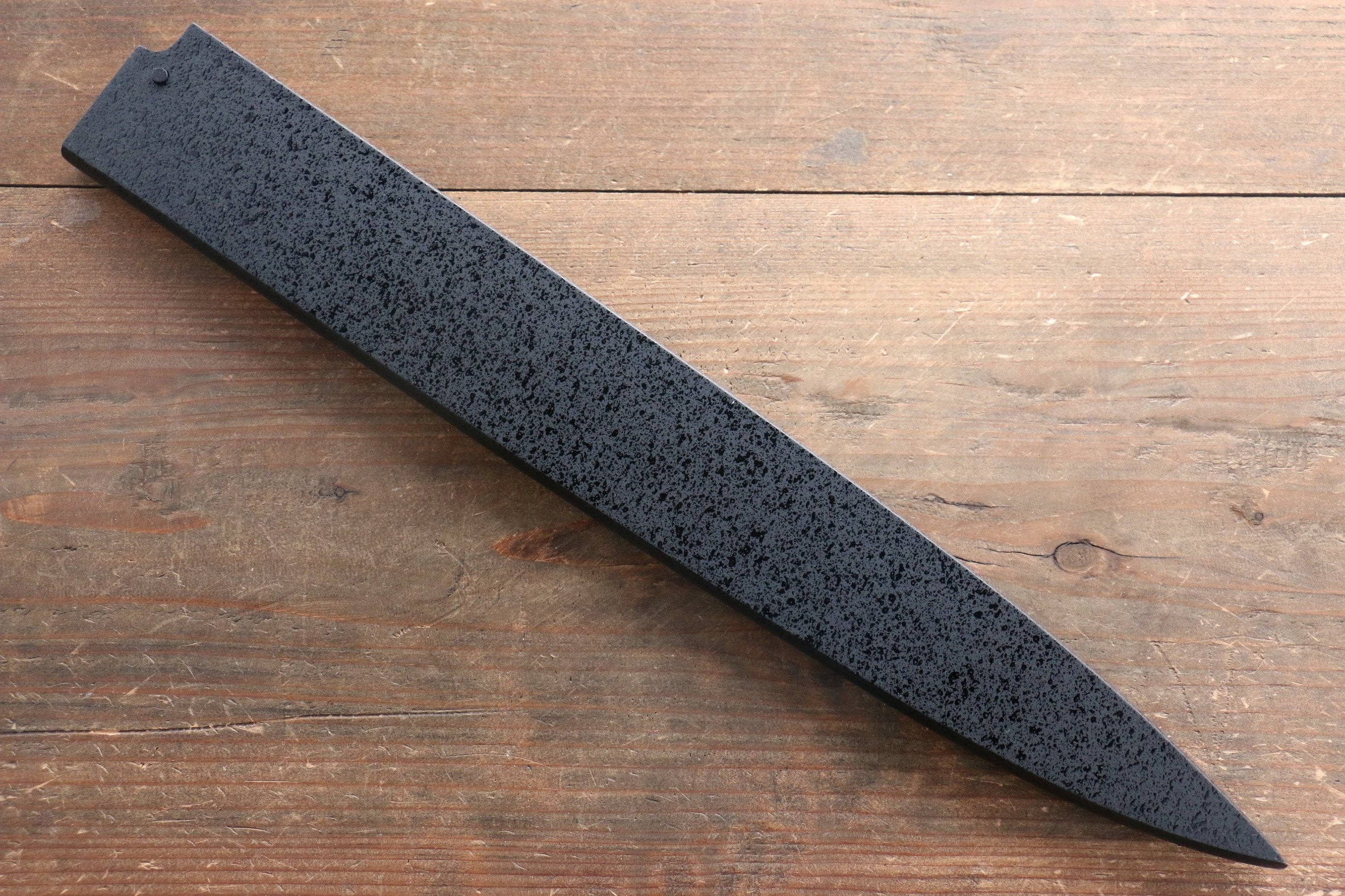 Premium Kuroishime Saya Sheath for 330mm Yanagiba Sashimi Knife - Handcrafted Plywood Pin - Perfect for Japanese Kitchen, Sushi Chefs & Home Cooking Enthusiasts