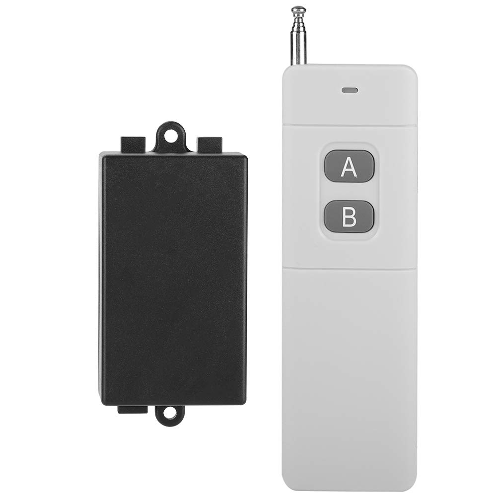 12V 2CH Wireless Remote Control Switch System with 3km Range - Transmitter & Receiver for Lights, TV, Motor, Fan, Camera | Home Automation & Smart Device Control