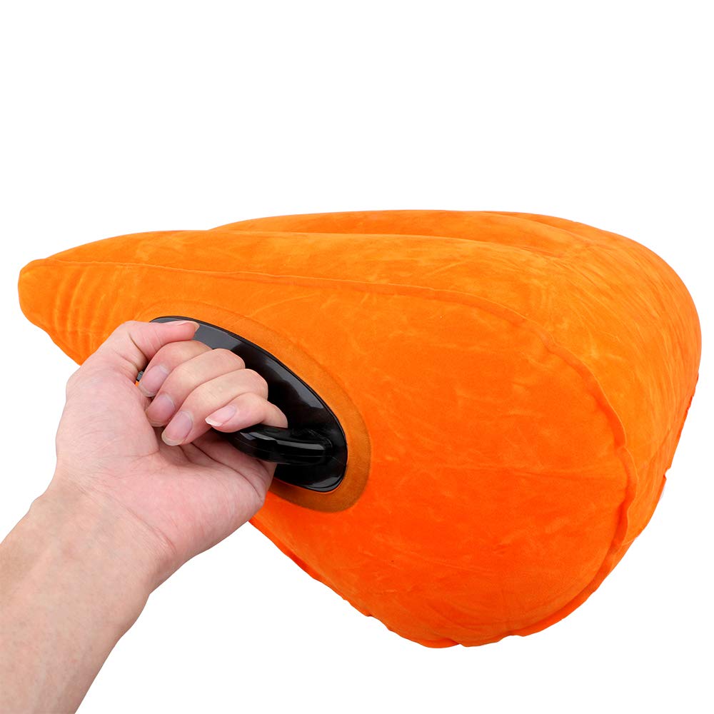 NOPNOG 16.34×15.55×6.5 Inch Inflatable Sex Ramp for Couples - Black Armrest PVC Adult Pillow for Enhanced Intimacy | Perfect for Bedroom, Massage & Spicing Up Your Love Life