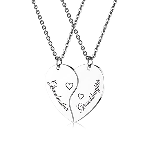 3_grandmother Granddaughter Necklaces